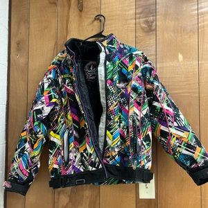 Castle X Womens Winter Snowmobiling Jacket Size Large Double Lined